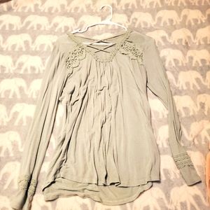 Long sleeve blouse